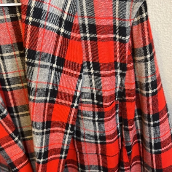 Vintage ❗️st. Moritz robe red plaid men’s robe medium 50/50 orlon acrylic/wool - Picture 9 of 9